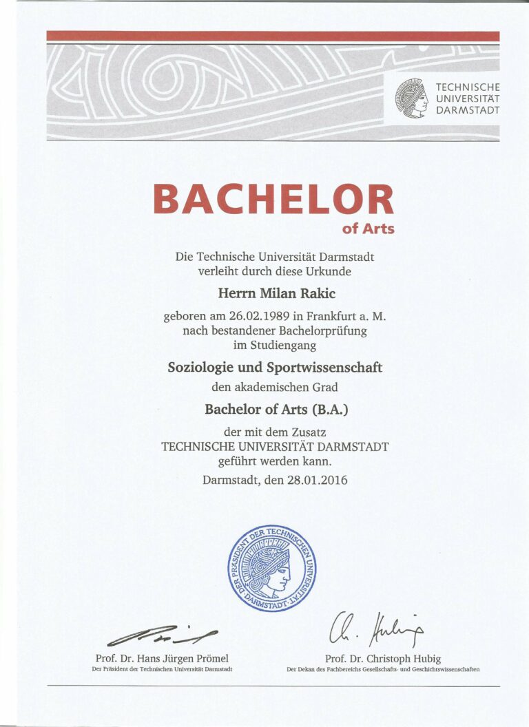 Bachelor of Arts